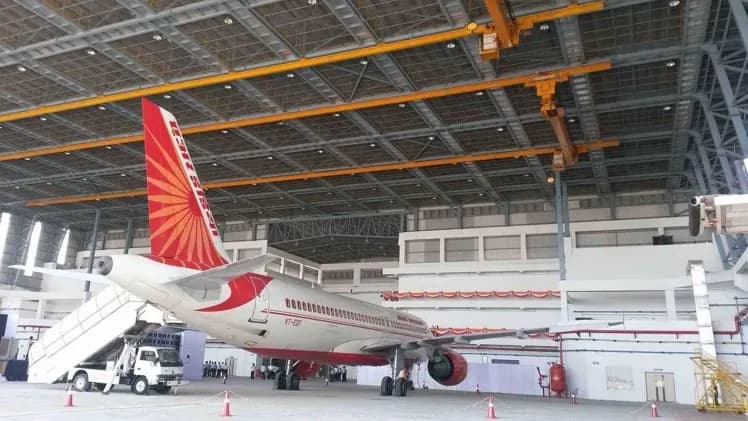 Air India MRO — Hangar (92 m span, 2 under-slung 7.5T cranes)